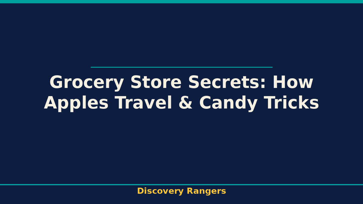 Grocery Store Secrets: How Apples Travel & Candy Tricks - illustrated guide