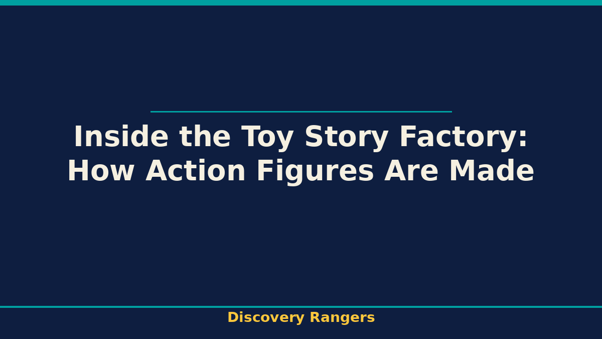 Inside the Toy Story Factory: How Action Figures Are Made | Science illustrated guide for kids | Discovery Rangers