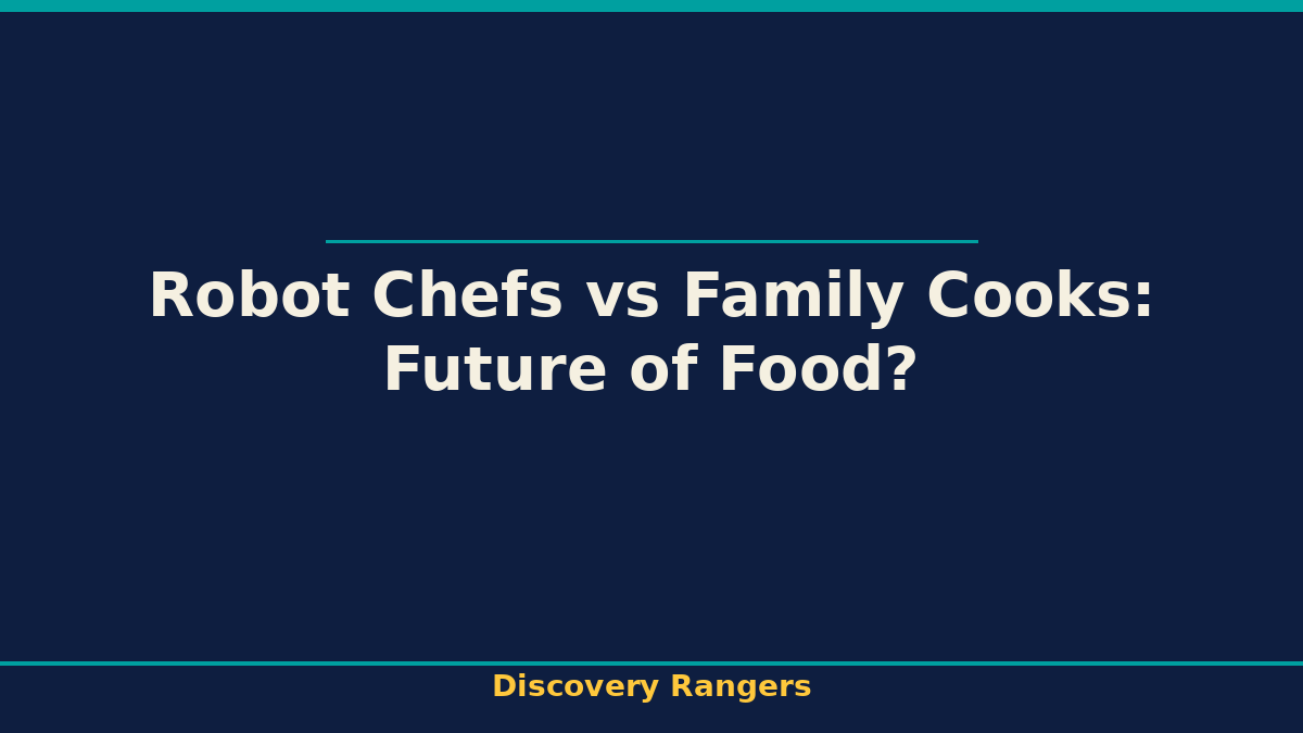 Robot Chefs vs Family Cooks: Future of Food? - illustrated guide